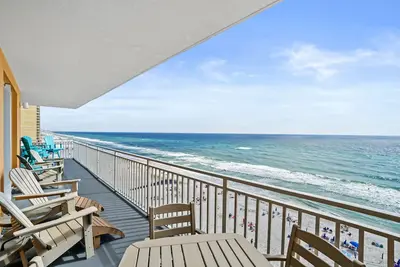 Image de Splash end unit avec une vue stupéfiante, les deux salles sur le golfe dates de printemps ouvertes!