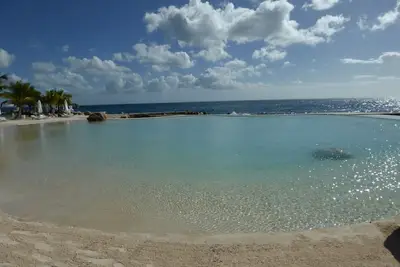 Image de Directement Sur La Mer Des CARAÏBES, Appartement 3 PIÈCES, Jardin Et Piscine Et ACCÈS Direct Mer!