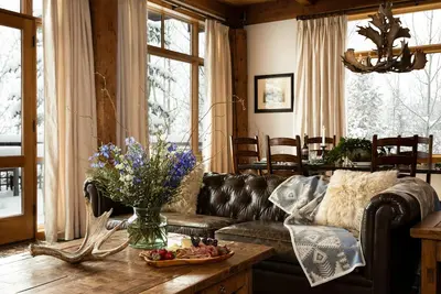 Image de 5br / 4. 5ba Granite Ridge Lodge n ° 17: 5 Br / 4. 5 Ba Maisons et Chalets à Teton Village, Pour 10 Personnes