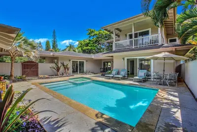 Image de Belle maison de 4 chambres avec piscine privée sur la côte nord luxuriante de Kauai
