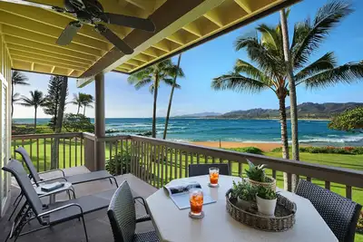Image de Condo en bord de mer exceptionnel sur la cĂ´te de noix de coco de Kauai