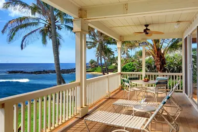 Image de Hale Mahana Kai: Détente face à l'océan Poipu Home avec Ac!