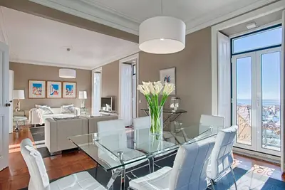 Une incroyable vue sur la mer appartement à Estoril - Penthouse