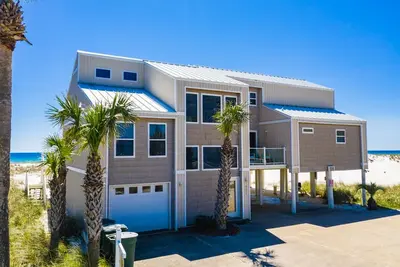 Image de Magnifique Gulf Front Home avec une vue incroyable sur le golfe!