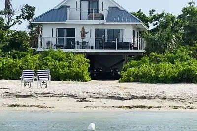 Image de North Captiva Bayfront Cottage Watch Beau Soleils Et Quelques Dauphins Jouant