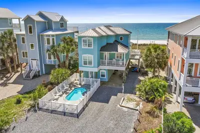 Image de Gulf Front Home Avec Une Vue Merveilleuse! 20% De Rabais Semaines Mai Et Juin!