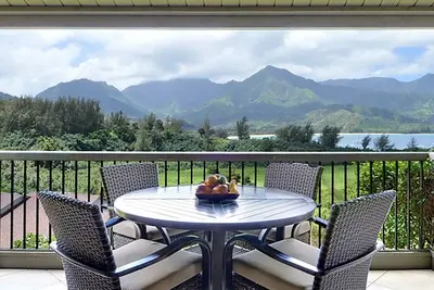 Image de Hanalei Bay Resort # 9323/4 - vue sur l'océan de Hanalei Bay avec A / C!