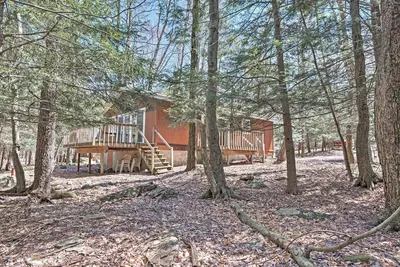 Image de Bord de l'eau Arrowhead Lake House w \/ Canoë et Dock!