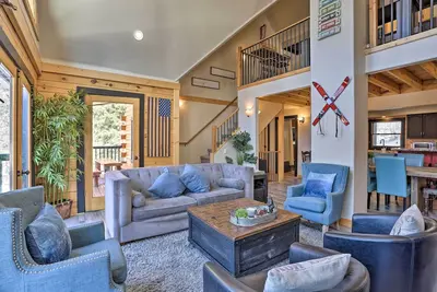 Big Bear Cabin avec bain à remous privé-0. 5 mi au resort