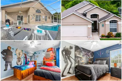 Image de 10min de Disney, Déco thématique, salle de jeux, piscine privée, lieu paisible