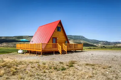 Image de Belle cabine Antimony A-Frame avec de magnifiques vues Mtn