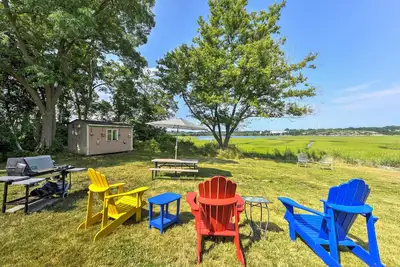 Image de Belle 'Blue Heron Cottage' sur la rivière Annisquam!