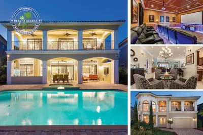 Image de Incroyable villa de 5 092 pieds carrés avec grande piscine, 2 salles de jeux, luxe complet