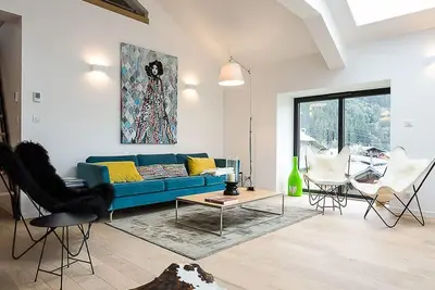 Image de Cham Pearl: Sublime loft avec terrasse panoramique dans un secteur calme au coeur de Chamonix