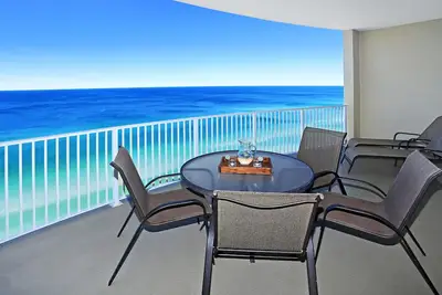 Image de 20e étage avec une vue incroyable sur le golfe! Ouvert 8 / 3-10! Jusqu'à 6 personnes!