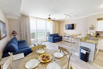 Image de Service De Plage Gratuit jusqu'au 3 / 1-10 / 31/19 Gulf face à 2 chambres 3 salles de bain 8 coucha