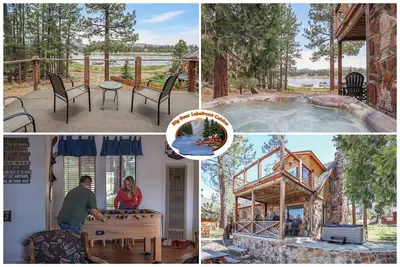Lakefront w / Dock bateau utilisable & 2 Hot Tubs. Oui, les quais de bateau sont utilisables