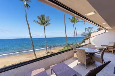 Image de Superbe condo sur la plage - À partir de 762 $. 00 / nuit - Makena Surf # B-304