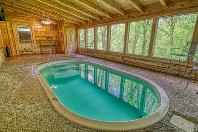 Image de Cabine de piscine pour cabane Pigeon Forge Gone Swimmin '260