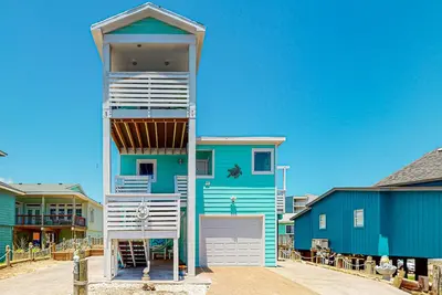 Image de 19lp - Fun Beach House-Boardwalk to the Beach avec aperçu de l'océan, pour 6 personnes