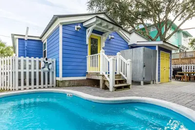 Image de Belle Cottage Animaux acceptés avec piscine privée (option de chauffage), cour clôturée, véranda