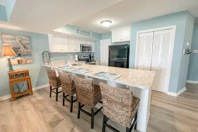 Gulf View Condo sur l'extrémité est de l'île Dauphin des balcons donnant sur le golfe