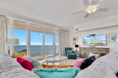 Image de Quelle vue! ! Nouveau Phoenix Gulf Shores 4br Beauty! ! Toboggan! Front de mer!