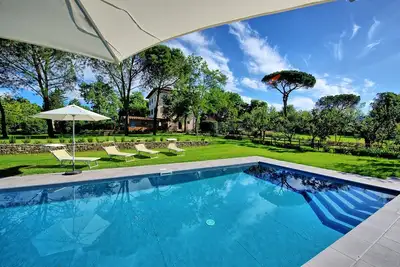 Belle maison de vacances privée avec climatisation, piscine privée, Wifi, Tv, près de Arezzo