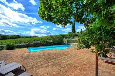 Image de Joli appartement avec climatisation, piscine, Tv, animaux admis, vue panoramique et parking