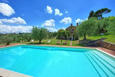 Image de Maison de vacances privée avec climatisation, piscine privée, Wifi, Tv, patio, vue panoramique