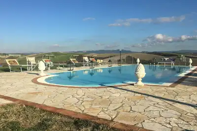 Image de Maison de vacances privée avec climatisation, piscine privée, Wifi, Tv, patio, vue panoramique
