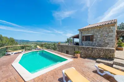 Image de Sa Garriga De Can Barratot - Villa with private pool in Selva. Free WiFi