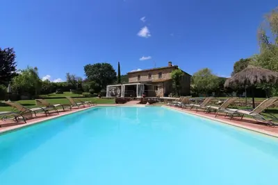 Image de Maison de vacances privée avec Wifi, piscine privée, Tv, animaux admis, parking, près de Arezzo