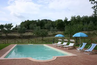 Image de Belle maison de vacances privée avec piscine privée, climatisation, Wifi, Tv et parking