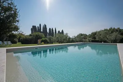 Image de Maison de vacances privée avec climatisation, piscine privée, Wifi, Tv, vue panoramique, parking