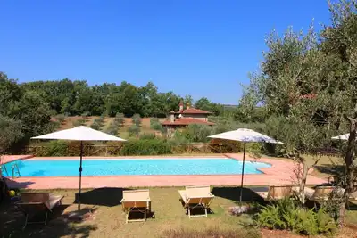 Image de Maison de vacances privée avec piscine privée, climatisation, Wifi, Tv, près de Montepulciano