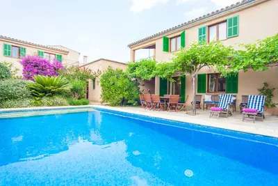 Image de Can Casta - Villa with private pool in Petra. Free WiFi.