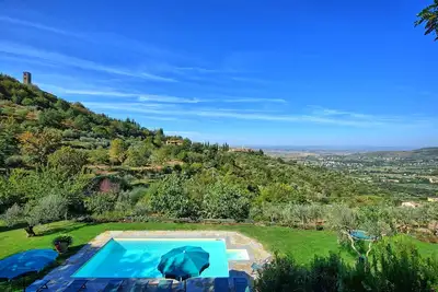 Image de Casale Girifalco - Villa de campagne avec piscine Ă Cortona, Toscane