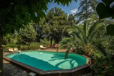 Maison de vacances privée avec piscine privée, climatisation, Wifi, Tv, patio, près de Lucques