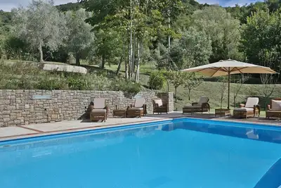 Image de Maison de vacances privée avec climatisation, Wifi, piscine privée, Tv, patio, près de Lucques