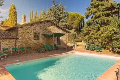 Image de Belle maison de vacances privée avec Wifi, piscine privée, Tv, terrasse, près de Greve In Chianti