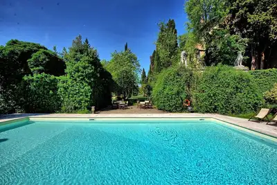 Image de Bel appartement avec climatisation, piscine, Wifi, véranda, vue panoramique et parking