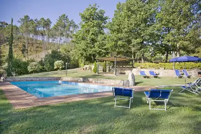 Image de Maison de vacances privée avec climatisation, Wifi, piscine privée, Tv, patio, près de Lucques