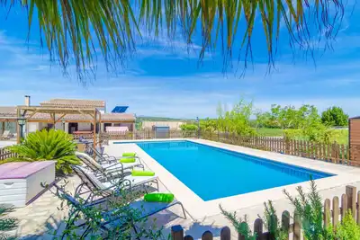 Image de Son Vanrell - Villa with private pool in MONTUĂŹRI. Free WiFi