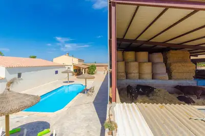 Sa Caseta De Ses Vaques. Son Covas (Sa Vaqueria 2) - Chalet with shared pool in Campos. Fre