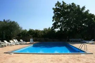 Maison de vacances privée avec piscine privée, Wifi, climatisation, Tv, terrasse, parking