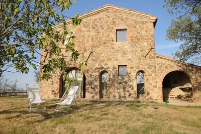Image de Maison de vacances privée avec piscine privée, Wifi, climatisation, près de Montalcino