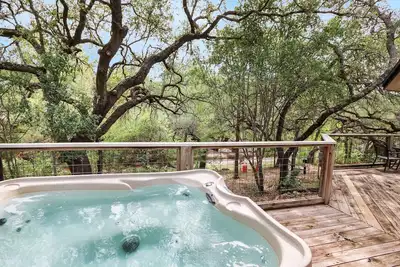 Image de Relaxing Retreat Creek Side avec Spa privatif vous attend-Arroyo