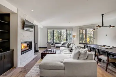 Image de Ski-in \/ Ski-out 3Br 3. 5Ba Forêt + vue sur la montagne 8 personnes