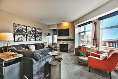 Image de Votre propre balcon, cuisine complète à Canyons Village